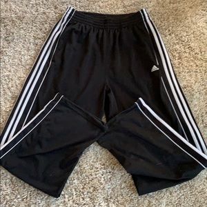 Men’s Large Adidas Lined Warm-Up Pants with Pocket
